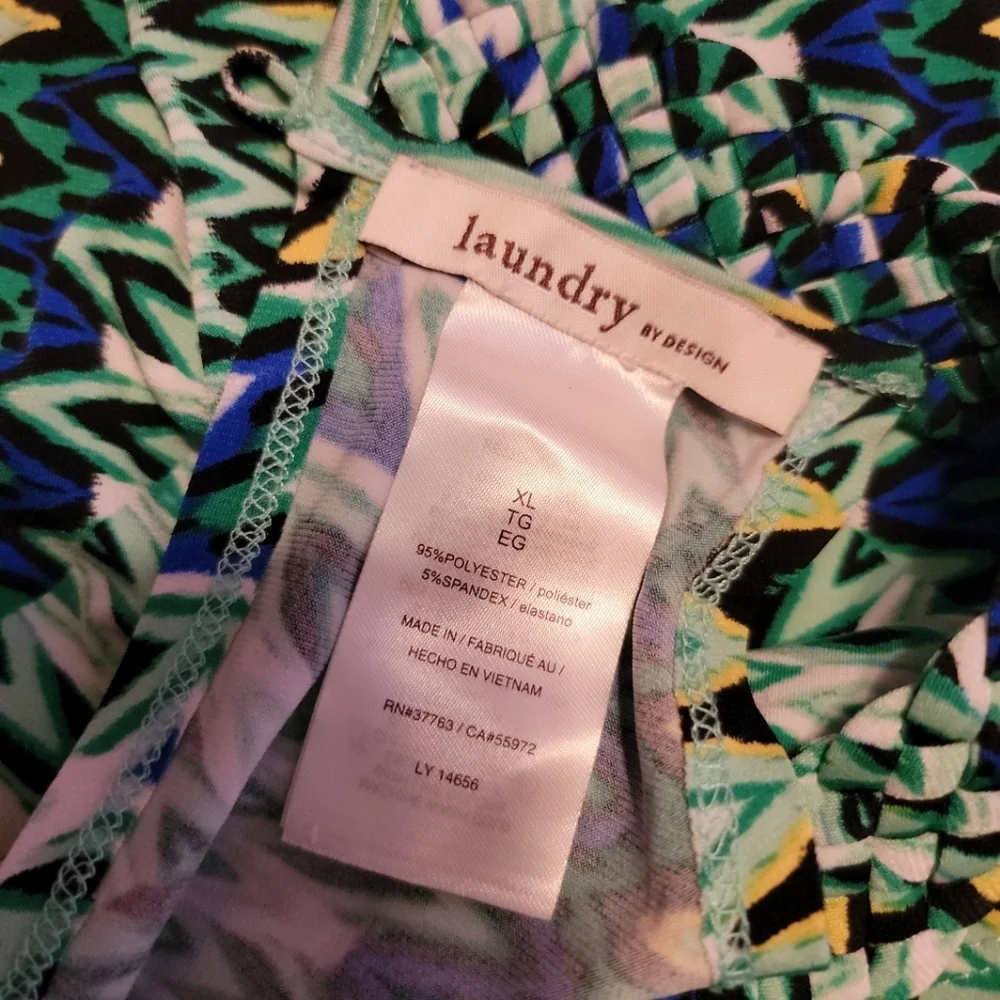 Laundry by Design Print Halter Mini Dress - Picture 6 of 7